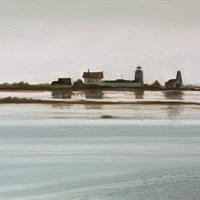 Goat Island Light, Maine 15"x22". Oil on canvas Goat Island Light, Maine 15"x22". Oil on canvas
