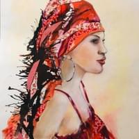 Femme en rouge Femme en rouge