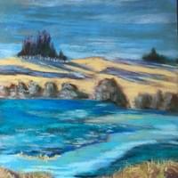 Paysage bleu Paysage bleu