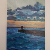 Les filles sur le ponton Les filles sur le ponton