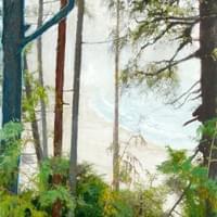 Beach Through the Trees Beach Through the Trees