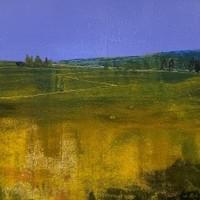 “Blue Sky Roads” Acrylic, 8x10 in., 2024 “Blue Sky Roads” Acrylic, 8x10 in., 2024