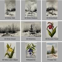 Original Watercolor Cards Original Watercolor Cards