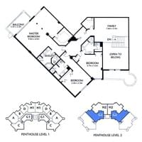 TYPE G - Penthouse 4 Bed - 1st Floor