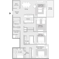 Unit B - 3 BR