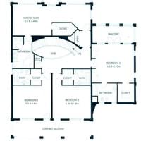 Grand Staircase 5 Bed - 1st Floor