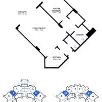 TYPE B - One Bedroom