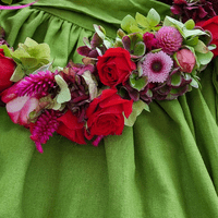 Blumen Haarkranz passend zum Dirndl Blumen Haarkranz passend zum Dirndl