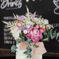 Premium Brautstrauß mit Seidenband und Transport Bag Premium Brautstrauß mit Seidenband und Transport Bag