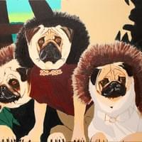 3 King pugs 3 King pugs