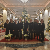 Some members after our performance at the Palliser Hotel for a private event - December 2022