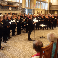 One of our performances at a senior's residence - May 2018