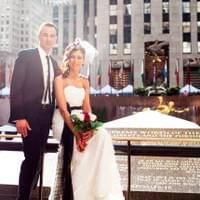 Newlyweds at Rockefeller Center Newlyweds at Rockefeller Center