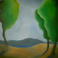 "The Way to the Lake" 24" x 24" oil on canvas "The Way to the Lake" 24" x 24" oil on canvas