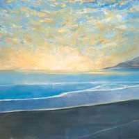 "Malibu Sunset" 55" x 40"  oil on canvas "Malibu Sunset" 55" x 40"  oil on canvas