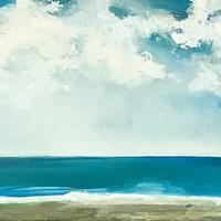 “Sky and Sea” 15” x 24” oil on canvas 2023 “Sky and Sea” 15” x 24” oil on canvas 2023