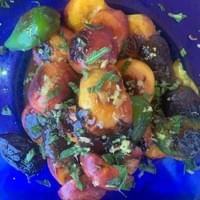 Burnt Peaches & Figs with Amaretto Burnt Peaches & Figs with Amaretto