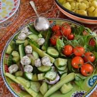 Labneh salad Labneh salad