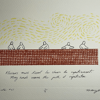 Call to Action #67 - Print for Echoes from this Land, a collaborative exhibition Call to Action #67 - Print for Echoes from this Land, a collaborative exhibition