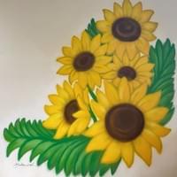 Sunflower mural Sunflower mural