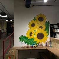 Sunflower mural Sunflower mural