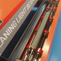 A cleaned anilox roller