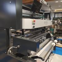 Motorized mandrel with worm gearbox, on STAR-VP Motorized mandrel with worm gearbox, on STAR-VP