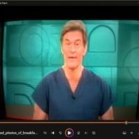 Dr. Oz shared photos of breakfast artist Sarah Rosado Dr. Oz shared photos of breakfast artist Sarah Rosado