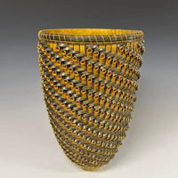 “Waves of Gold”- $3545 – 16”h x 10”w “Waves of Gold”- $3545 – 16”h x 10”w