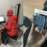 Silicon carbide ceramic foam filter quality testing Silicon carbide ceramic foam filter quality testing