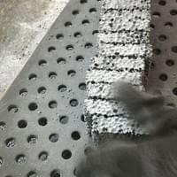 silicon carbide ceramic foam filter debris removing silicon carbide ceramic foam filter debris removing