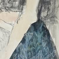 模特坐著的布 模特坐著的布