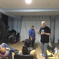 Leading an improv workshop in Nepal