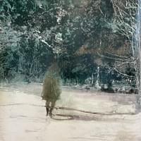 Tiheikkö (polku), 150x100, puupiirros ja monotypia 2024 Tiheikkö (polku), 150x100, puupiirros ja monotypia 2024