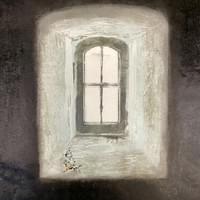 Portaali III (sokea piste), 80x60, puupiirros ja monotypia 2025 Portaali III (sokea piste), 80x60, puupiirros ja monotypia 2025