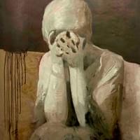 Solmu / Knot, 150x100, puupiirros ja monotypia 2600€ Solmu / Knot, 150x100, puupiirros ja monotypia 2600€