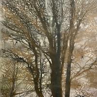 Kutojat II, 160x97, puupiirros ja monotypia Kutojat II, 160x97, puupiirros ja monotypia