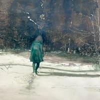 Tiheikkö II, 150x100, puupiirros ja monotypia 2024 2400€ Tiheikkö II, 150x100, puupiirros ja monotypia 2024 2400€