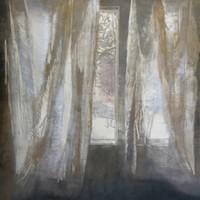 Harmaa huone I, 150x97, puupiirros ja monotypia 2017/myyty Harmaa huone I, 150x97, puupiirros ja monotypia 2017/myyty