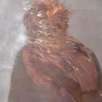 Oblivion X, 90x60, puupiirros ja monotypia 2017 Oblivion X, 90x60, puupiirros ja monotypia 2017