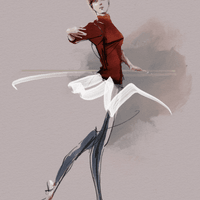 Illustration “ Barrett Dancer ” , 2025