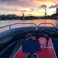 Aerial shooting of Paris monuments for Canadian TV Aerial shooting of Paris monuments for Canadian TV