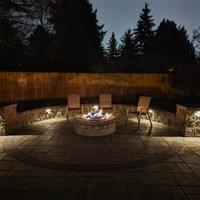 Paver Patio with Firepit Paver Patio with Firepit