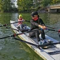 Coastal soutua voi myös harrastaa lasten kanssa yhdessä. Tässä kuvassa ranskalainen Liteboat merkkinen vene