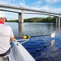 Hakovirran silta Coastalista nähtynä, Sulkavan herkistelytreeni