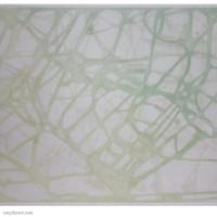 Green Ghost on Ghost | 12 " x 1 5.75" | Intaglio Print Green Ghost on Ghost | 12 " x 1 5.75" | Intaglio Print