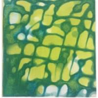 Thalo Net | 6 " x  5.875" | Intaglio Print Thalo Net | 6 " x  5.875" | Intaglio Print