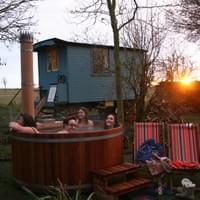 Outdoor hot tub Outdoor hot tub