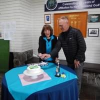 35th anniversary Lynn (life member) & James Kupa (President) 35th anniversary Lynn (life member) & James Kupa (President)