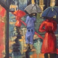 Trio in the Rain  Trio in the Rain